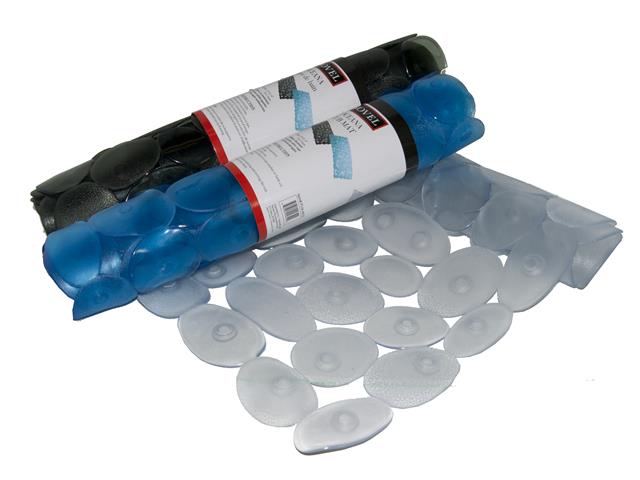 VINYL TUB MAT WITH SUCTION (ASSORTED COLORS)