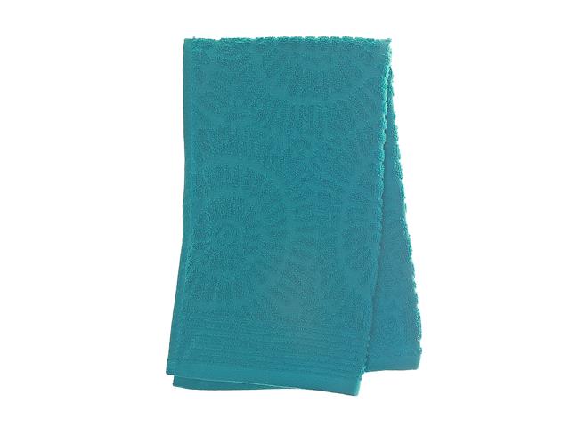 CHARLESTON HAND TOWEL (16" X 27") (TEAL)