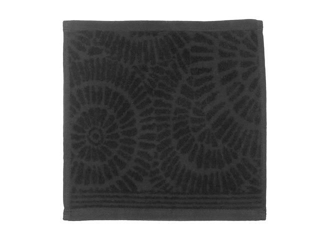 CHARLESTON WASH CLOTH (12" X 12") (BLACK)