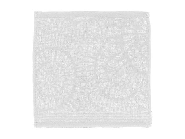 CHARLESTON WASH CLOTH (12" X 12") (WHITE)