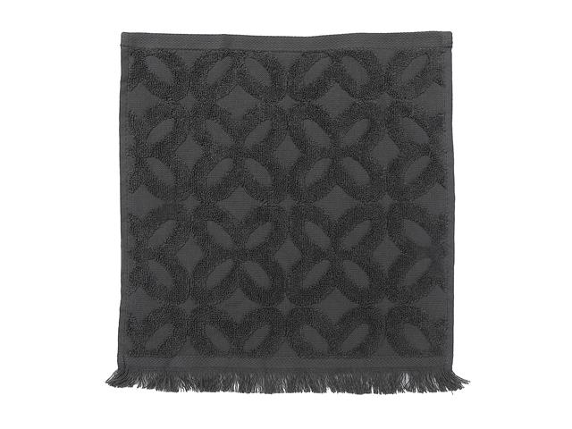 AVERY WASH CLOTH (12" X 12") (DARK GREY)