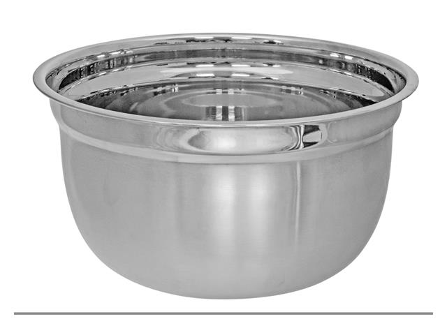 STAINLESS STEEL GERMAN MIXING BOWL (6.75")