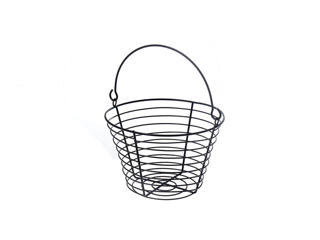 METAL JOHN EGG BASKET 
MATT BLACK