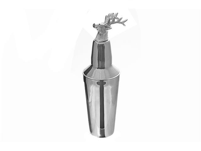 STAINLESS STEEL COCKTAIL SHAKER WITH REINDEER 
750 ML