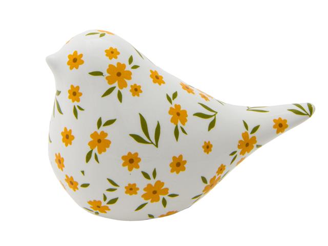 FLORAL PRINTED DOLOMITE BIRD