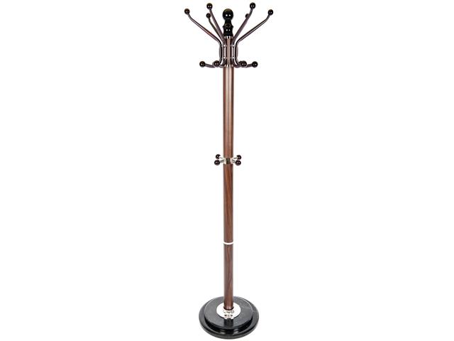 HEAVY COAT HANGER  WITH DOUBLE MARBLE BASE