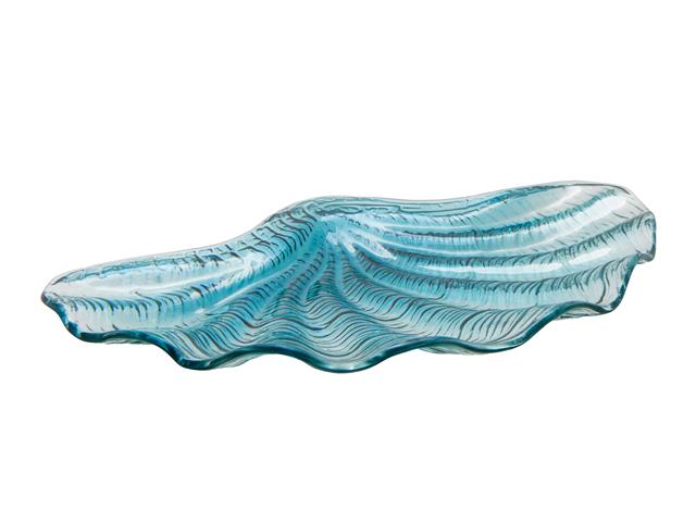 SEASHELL GLASS PLATE