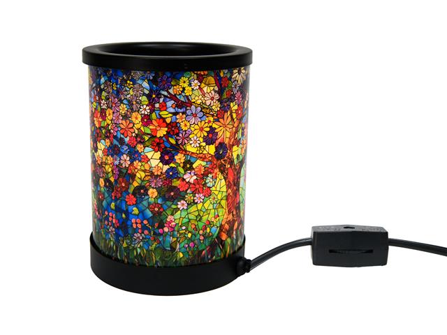 6" GLASS PLUG-IN CORDED WAX WARMER (TREE)
