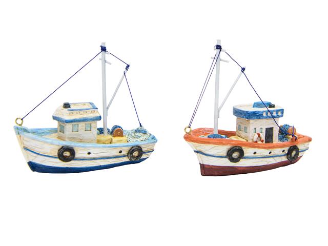 POLYRESIN FISHING TRAWLER (ASSTD)
