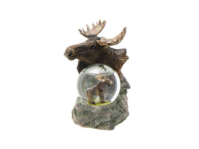 POLYRESIN WATER GLOBE (MOOSE)