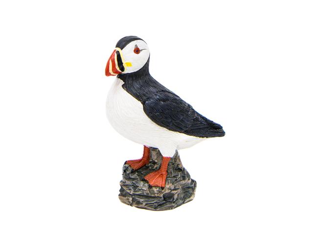 POLYRESIN FIGURINE (PUFFIN ON ROCK)
