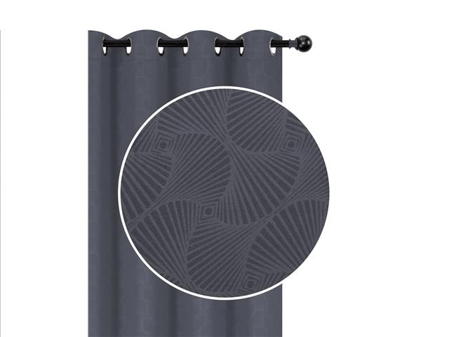 EMBOSSED PANEL W 8 GROM (SHELL) (GRAY) (84")