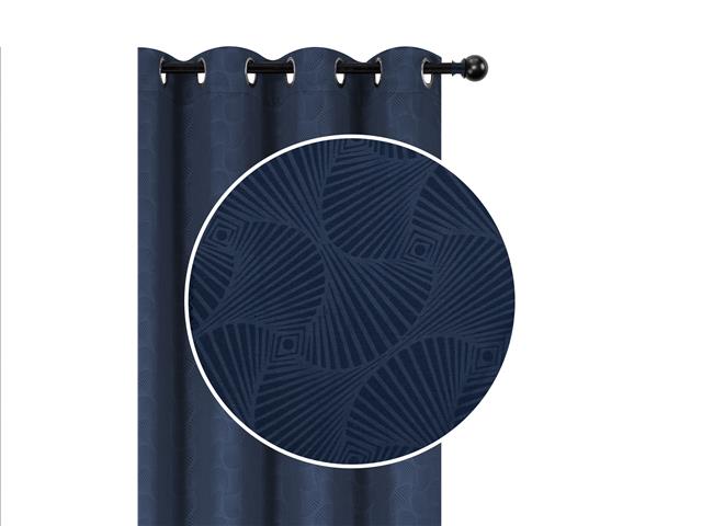 EMBOSSED PANEL W 8 GROM (SHELL) (NAVY) (96")