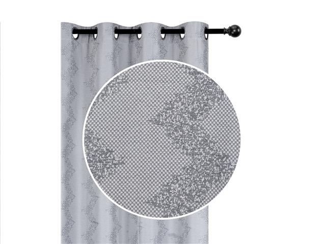 JACQUARD PANEL W 8 GROM (CHEVRON) (GRAY) (96")