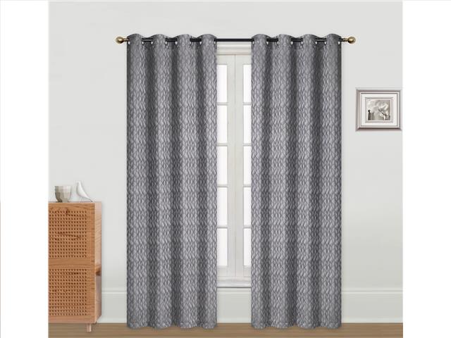 JACQUARD PANEL W 8 GROM (CUBIC) (GRAY) (96")