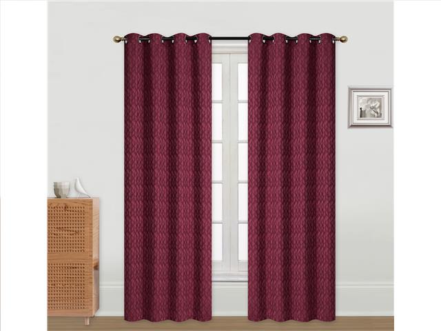 JACQUARD PANEL W 8 GROM (CUBIC) (RED) (96")