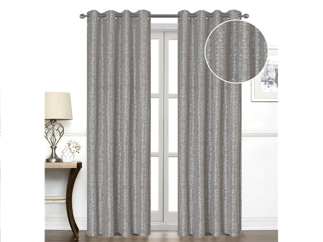 JACQUARD PANEL W 8 GROM (BOWTIES) (TAUPE) (96")