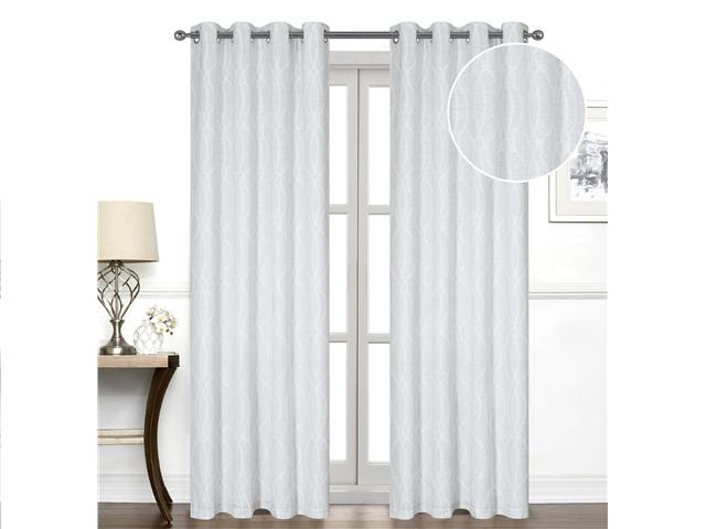 JACQUARD PANEL W 8 GROM (TILDE) (GRAY) (84")