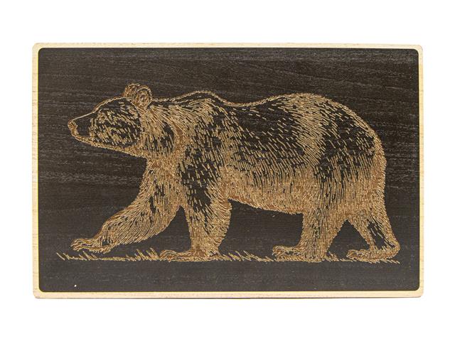 MDF ENGRAVED SIGN (BEAR)
