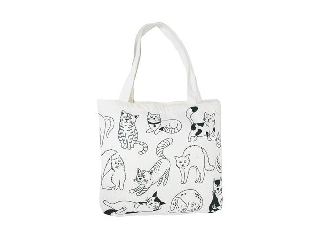 COTTON TOTE BAG (CATS)