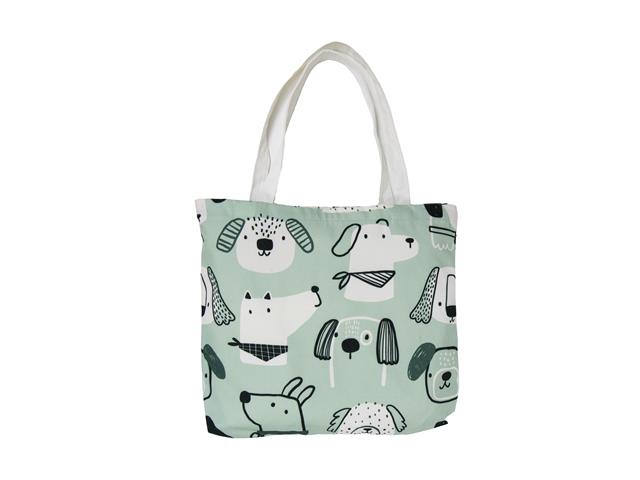 COTTON TOTE BAG (DOGS)