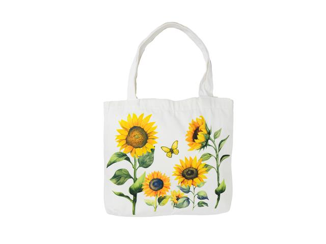 COTTON TOTE BAG (SUNFOWERS)