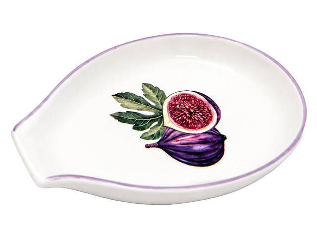 CERAMIC SPOON REST (FIG)