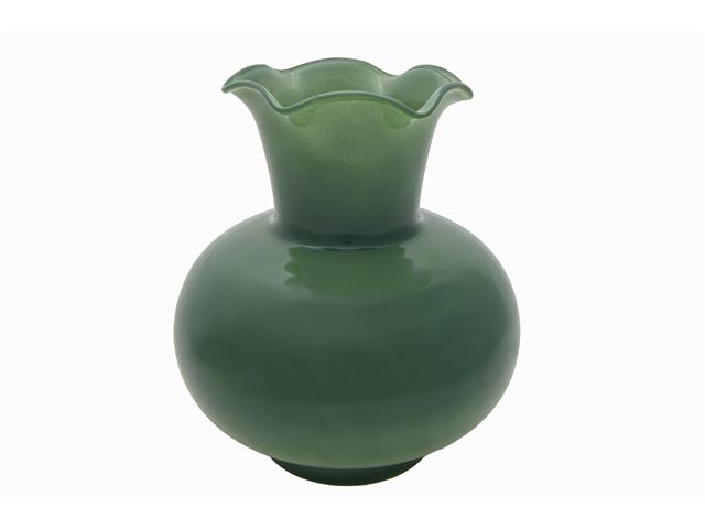 SAGE BUBBLE GLASS VASE