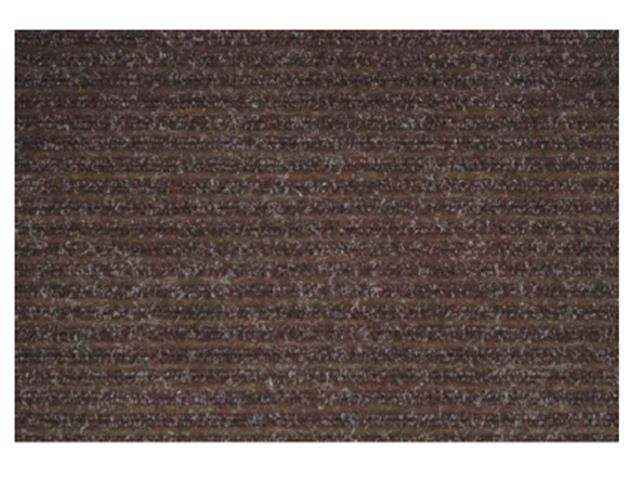 RIGA RIBBED RUNNER-ROLLED (36"X50') LATEX BACK (BROWN)
