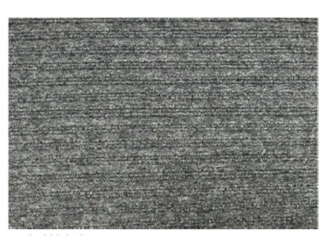 RIGA RIBBED RUNNER-ROLLED (36"X50') LATEX BACK (GREY)