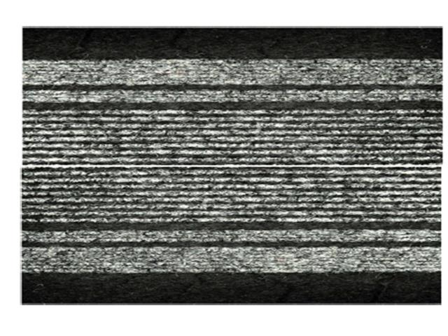 GROOVY RUNNER-ROLLED (26"X50') LATEX BACK (GREY)