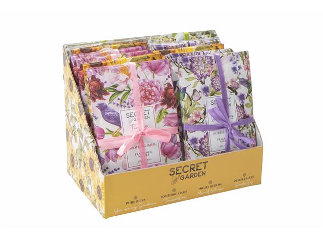 SECRET GARDEN 3PK SCENTED SACHETS (12/DISP) (ASSTD)