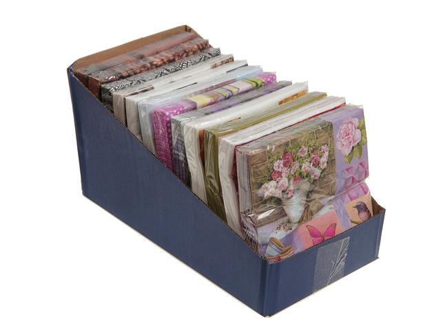 20 PACK LUNCHEON 3 PLY  NAPKIN (B-12 ASSORTED)