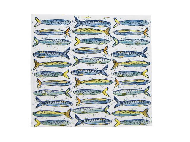 20 PK LUNCHEON 3 PLY NAPKIN (SARDINES)