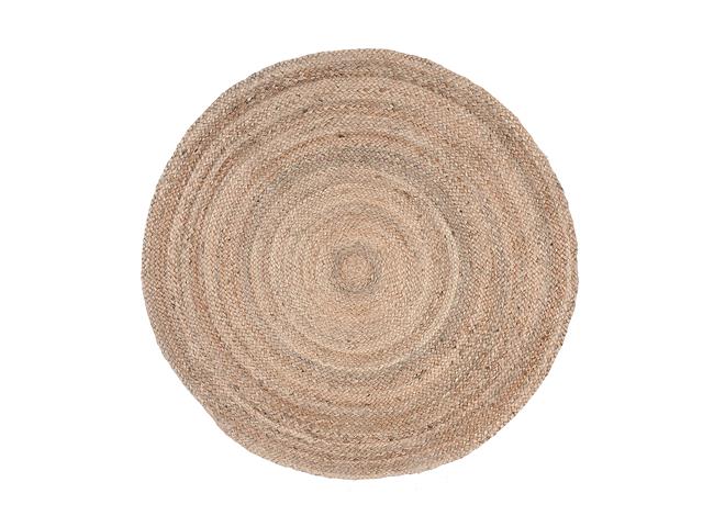 ROUND BRAIDED JUTE MAT (36")