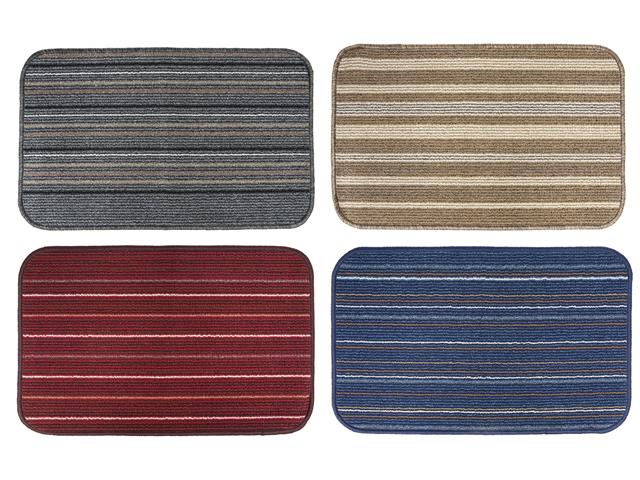 CANDY STRIPE FLOOR MAT (ASSTD) (18 X 30)