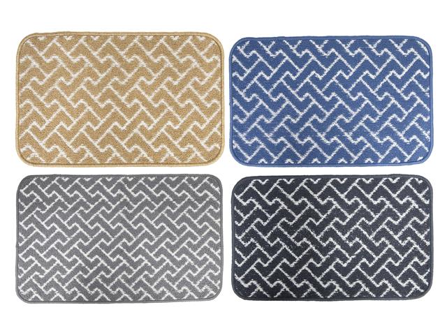 MOROCCO SCROLL TUFTED FLOOR MAT (ASSTD) (18 X 30)