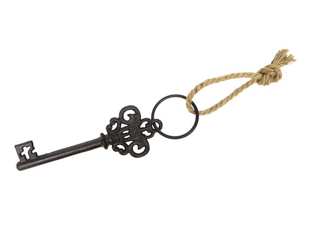 METAL HANGING KEY WITH RING