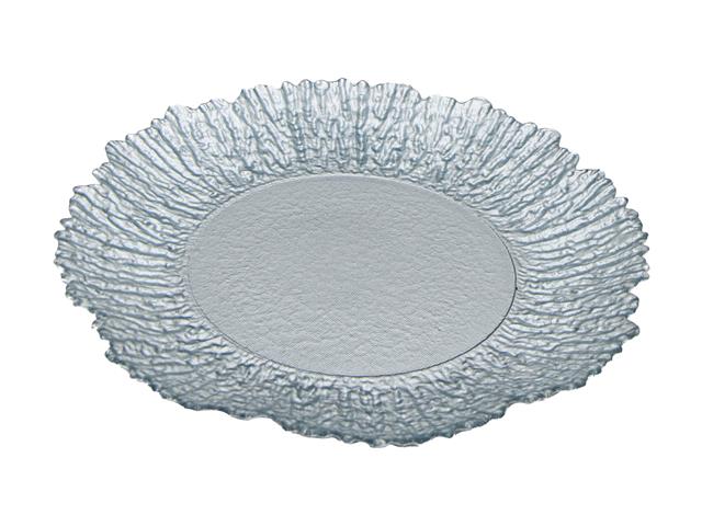 OCEAN GLOW WAVE GLASS PLATE