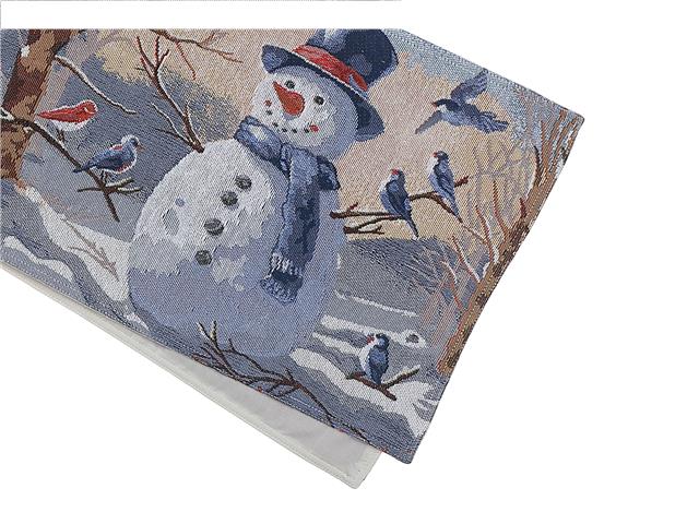 TAPESTRY TABLE RUNNER (SNOWMAN) (36")
