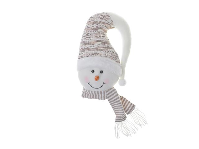 SNOWMAN PLUSH HEAD (12")