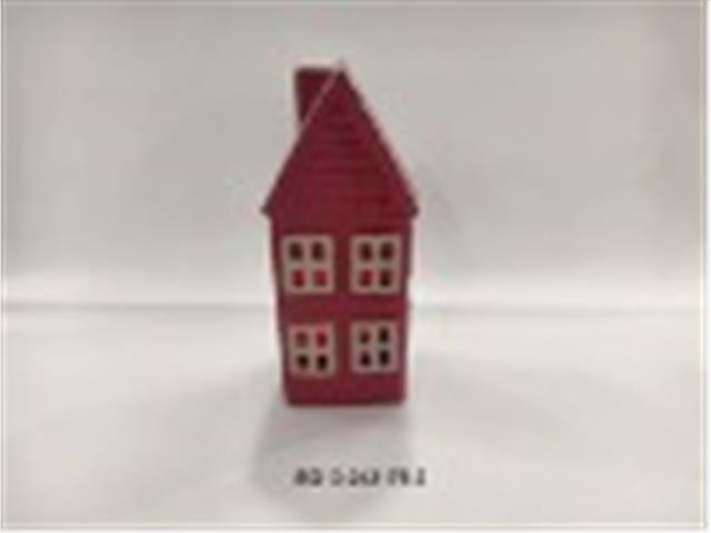 LED PORCELAIN RED HOUSE (6")