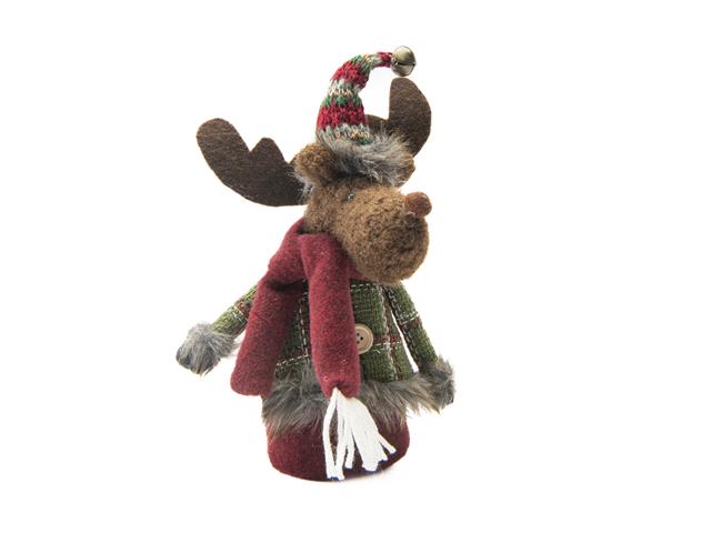 11" COZY MOOSE FIGURE