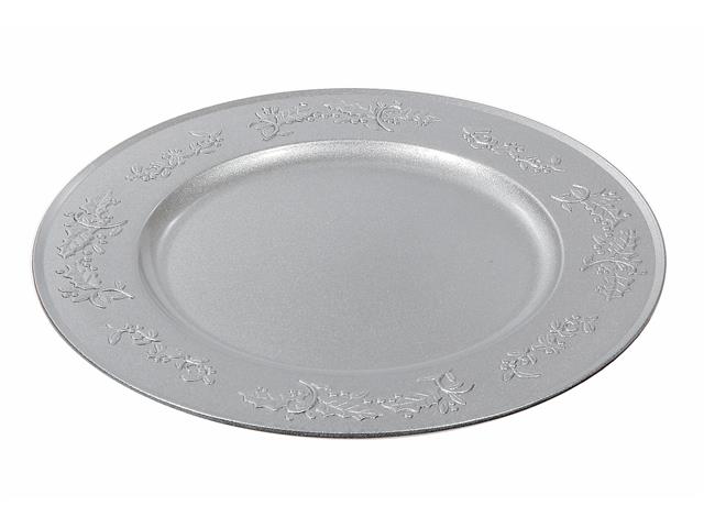 CHARGER PLATE (IVY) (SILVER) (13")