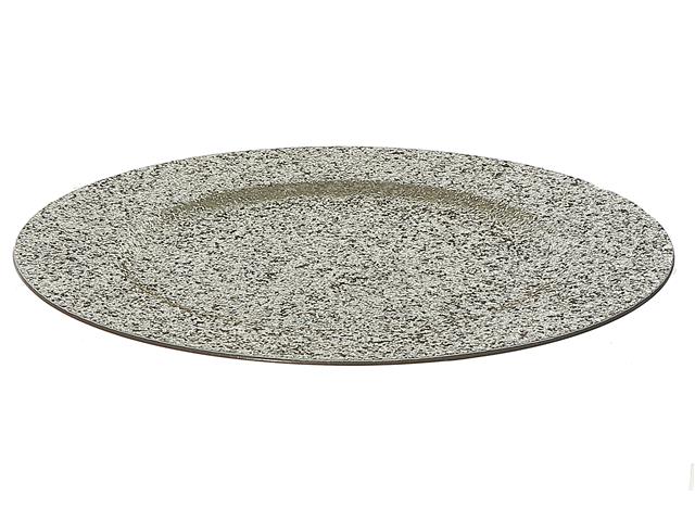 CHARGER PLATE (GLITTER) (CHAMPAGNE) (13")