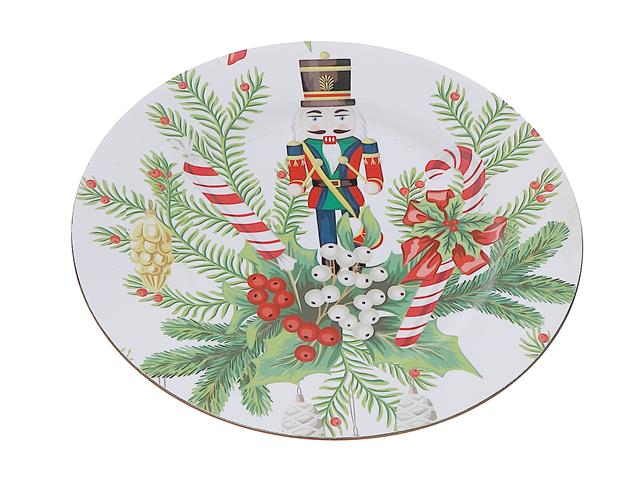 PRINTED CHARGER PLATE (NUTCRACKER) (13")