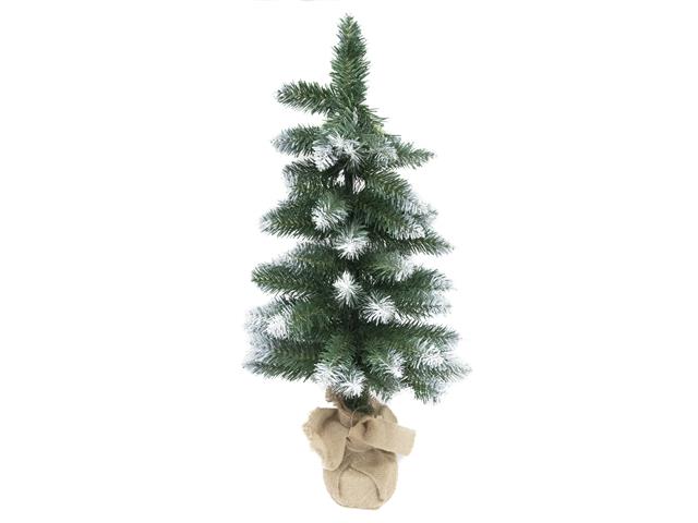2' SPRUCE CHRISTMAS TREE 66 TIPS WITH JUTE WRAPPED BASE