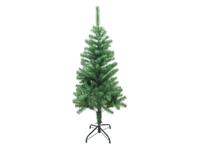 4' EVERGREEN CHRISTMAS TREE 200 TIPS WITH METAL STAND