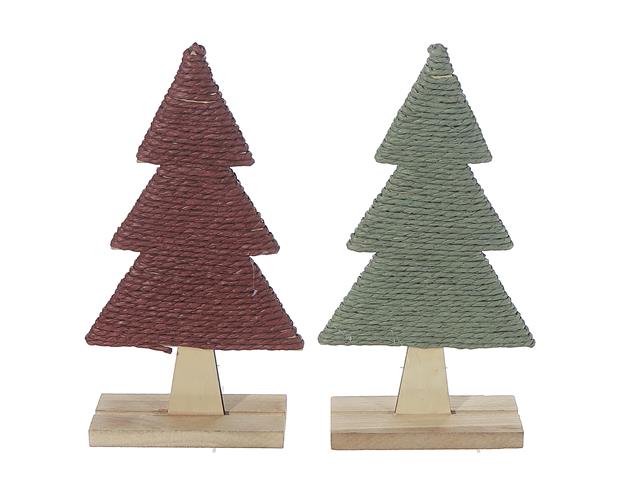 ROPE TREE ON STAND (12") (ASSTD)