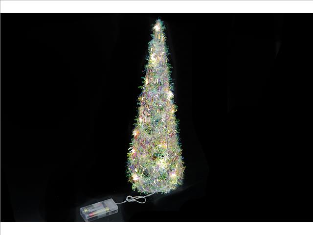 LED WHIMSICAL CONE TREE (MEDIUM) (23.60")(WITH TIMER)